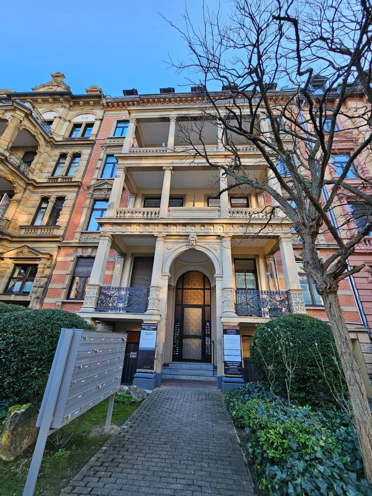 Apartment Wiesbaden Mitte, Zentral Am Park, Congresscenter 5 Min, Bahnhof 10Min エクステリア 写真